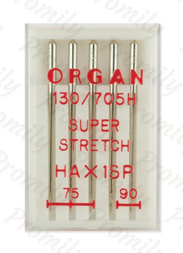 Иглы супер cтрейч №№ 75(3),90(2), Organ, 5 шт от магазина Promily в Новороссийске