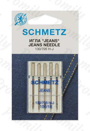 Иглы для джинсы №100, Schmetz, 5шт от магазина Promily в Новороссийске