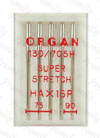Иглы супер cтрейч №№ 75(3),90(2), Organ, 5 шт от магазина Promily в Новороссийске